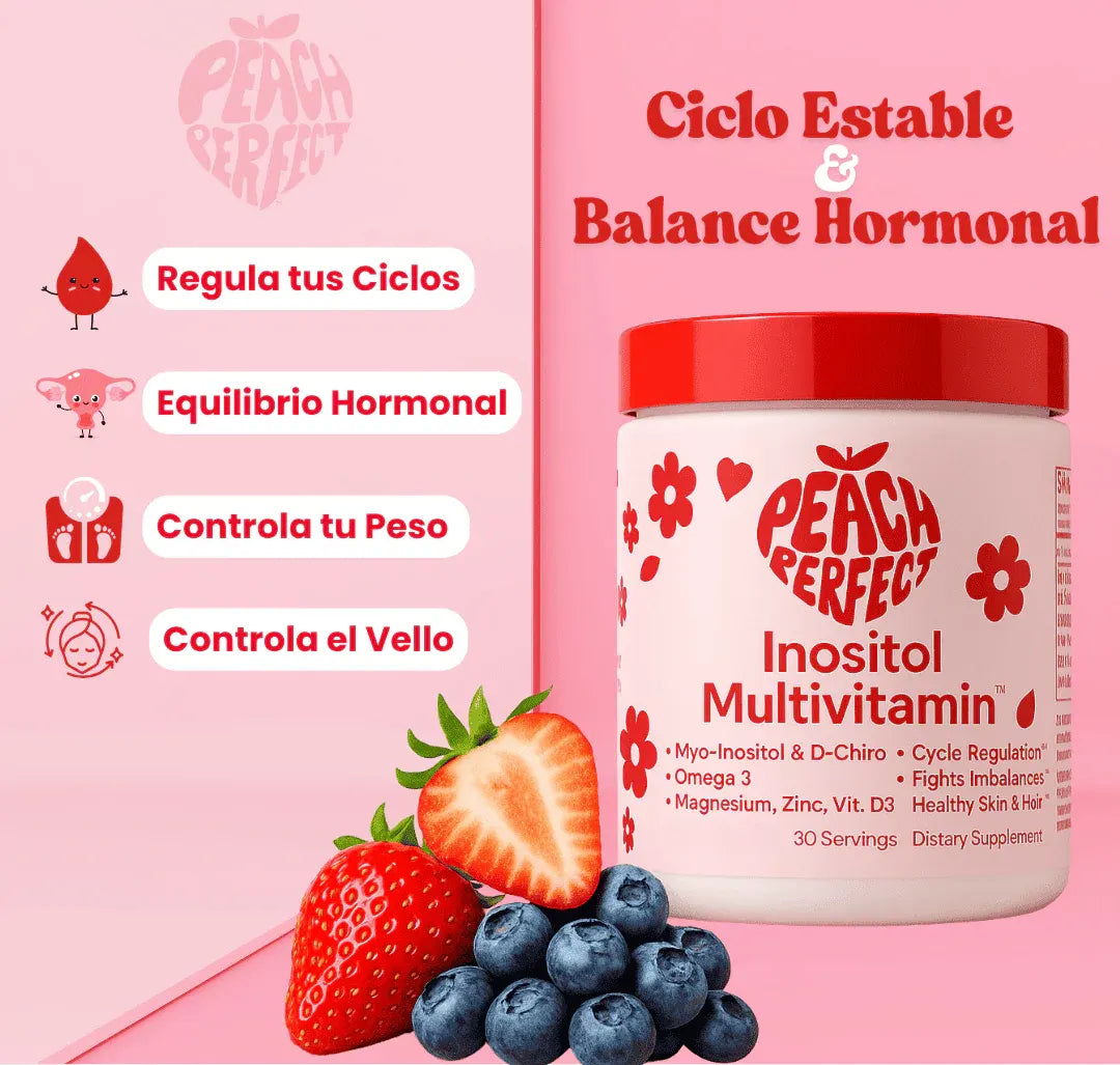 Peach Perfect | Inositol | Equilibra Tus Hormonas.