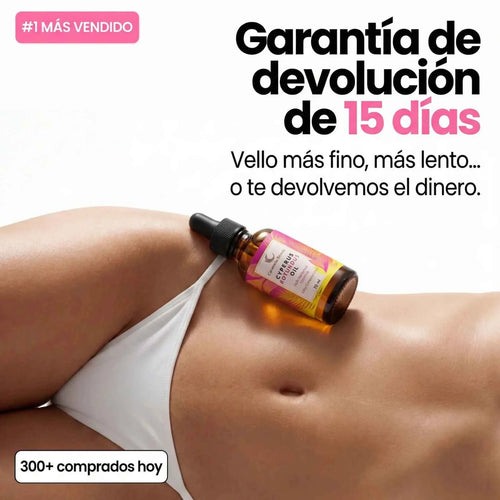 Aceite Puro Cyperus Rothondus™ | Vello fino y menos visible