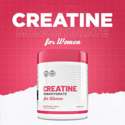 Creatina Monohidratada para Mujeres – Fuerza, Energía y Rendimiento en Cada Dosis