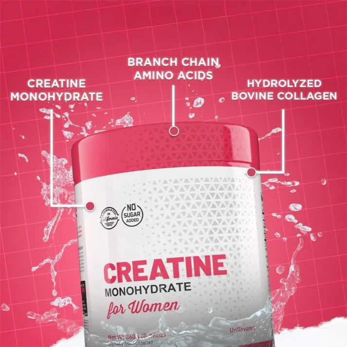 Creatina Monohidratada para Mujeres – Fuerza, Energía y Rendimiento en Cada Dosis