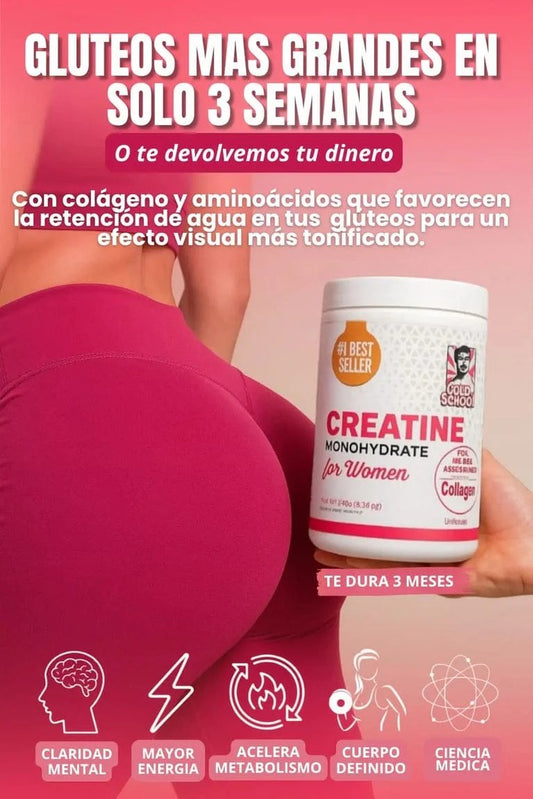 Creatina Monohidratada para Mujeres – Fuerza, Energía y Rendimiento en Cada Dosis