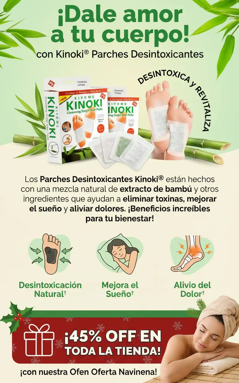 PARCHES KINOKI| TU DETOX 2026 | COMPRA 1 LLEVA 2