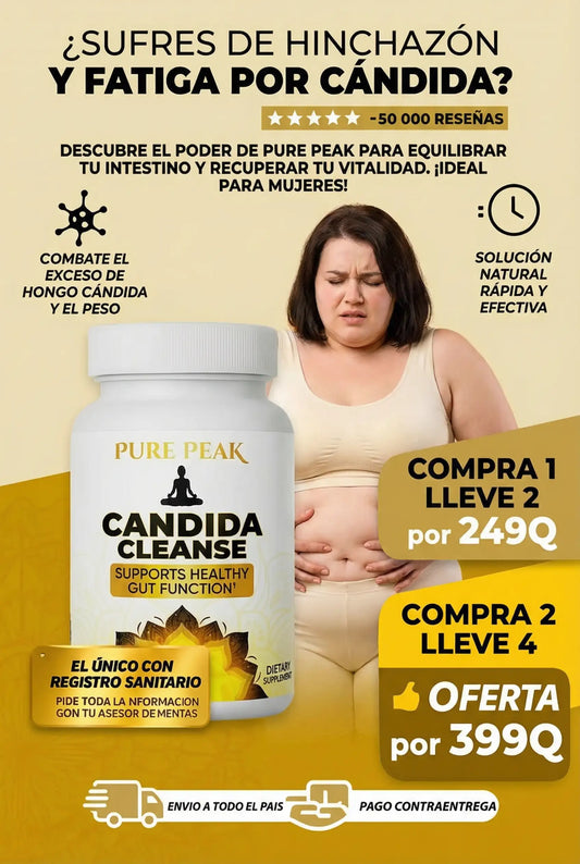 CANDIDA CLEANSE| PAGA 1 LLEVA 2| ELIMINA EL HONGO CANDIDA